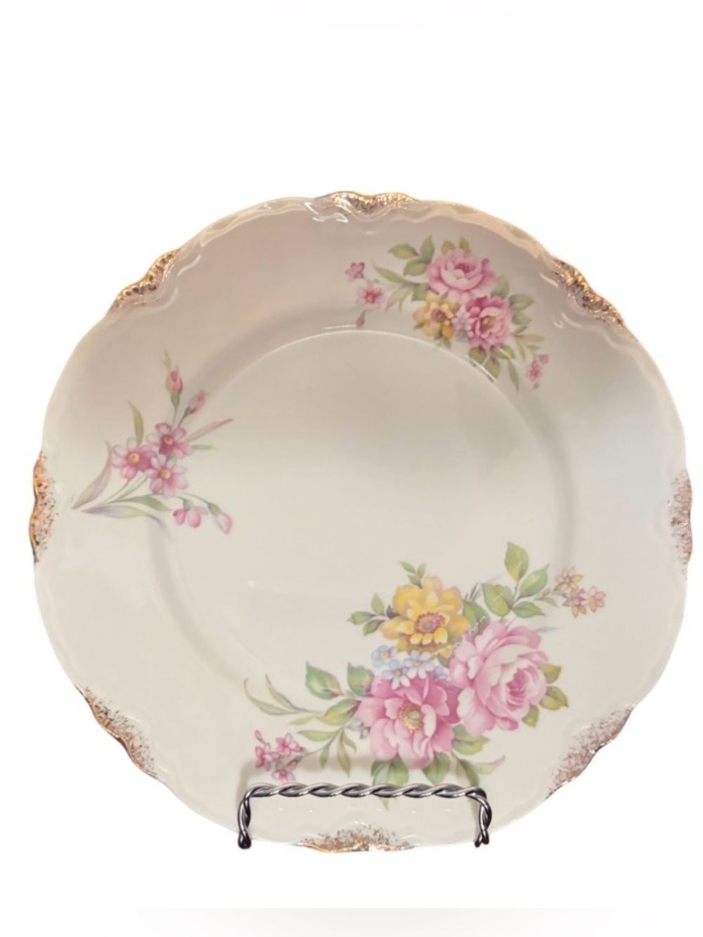 Vintage Warwick Rosemont Porcelain Bread & Butter 5” Plate Made in USA